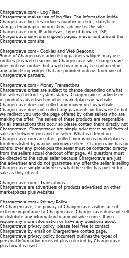 chargercrave privacy