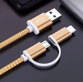 Umc21g Accessonico Power Cord Replacement For Amazon Kindle Charger Old And New Gold