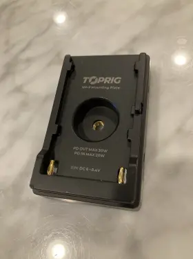 Ac004-p Accsoon Toprig Np-f Battery Power Supply Mounting Plate