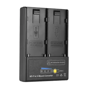 Auu9883432850722rm Andoer Np-f To V-mount Converter Plate With Dual Slot For O9n7