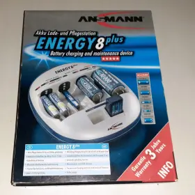 Energy-8 Ansmann Plus Battery Charging And Maintenance Device Without Riginal Box