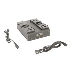 8475-0128 Anton/bauer Lp4 Low Profile Quad V-mount Battery Powercharger - Sku#1655262