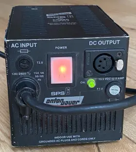 Sps6 Anton/bauer 4-pin Slr And Gold Mount On Board Power Supply