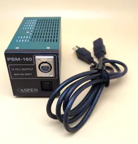 Psm-160 Aspen Electronics Desktop Power Supply 60 Watt Output Xlr Works Great