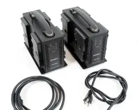 Blb-an4e Beillen Battery Charger Quad Four Position Gold Mount - Lot Of 2 Read