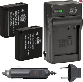 Dmw-blg10 Big 639713352597 Bm 2 Batteries And Charger For Panasonic Lumix Dc-g100 Dc-zs80