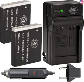 Nb-6lh Bm 639713338799 2 Batteries And Charger For Canon Powershot S120 Sx170 Is Sx260 Hs
