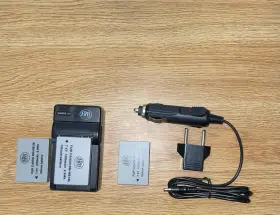 Bm Premium Bm-nb10l Charger And 2 Batteries For Canon Camera 7.4v