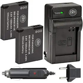 Dmw-bcm13e Bm Premium Dmwbmc13e 2 Pack Of Batteries And Charger For Panasonic Lumix