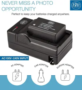 Rgchpabmb9 Bm Premium Dmw-bmb9 Battery And Charger For Panasonic Lumix Dc-fz80 More #2