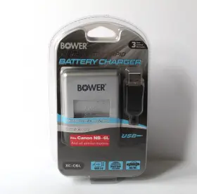 Xc-c6l Bower 636980410029 Nb-6l Usb Battery Charger With Car And Eu Adapter - Factory Sealed