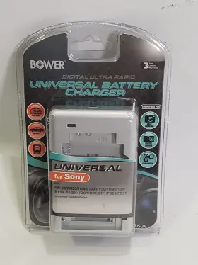 Bower Btse-10 Digital Ultra Rapid Universal Battery Charger For Sony
