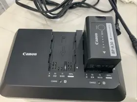 0872c002 Canon Cg-a10 Dual Battery Charger With 1 Bp-a30 Clean Guaranteed #2
