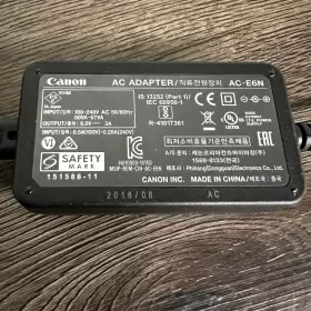 1425c002 Canon Ac-e6n Ac Adapter For Eos Dslr Cameras #2