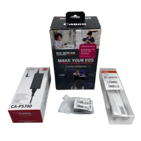 7875a011 Canon 660685225817 Eos Webcam Accessories Starter Kit For Rebel T7 T6 T5 T3 New