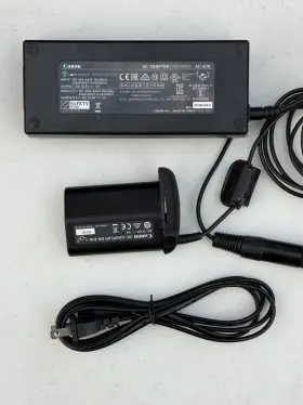 Canon Ac-e19 Ac Adapter Dr-e19 Dc Coupler Power Supply 12.6v Black