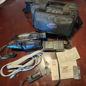 Ca-r300a Canon Compact Power Adapter And Es200 8mm Camcorder Please Read