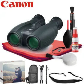 Ca12x32-7 Canon 12x32 Is Image Stabilized Binocular - Exclusive Outdoors Binoculars Kit