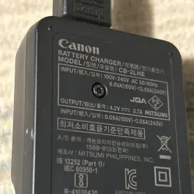 Cb-2lhe Canon Original Charger With Nb-13l Battery G5x G7x G9x Sx720 Sx730 Sx740 #2