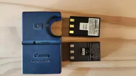 Cb-2ls Canon Battery Charger For Camera Built In Plug Prongs 2 Batteries #2