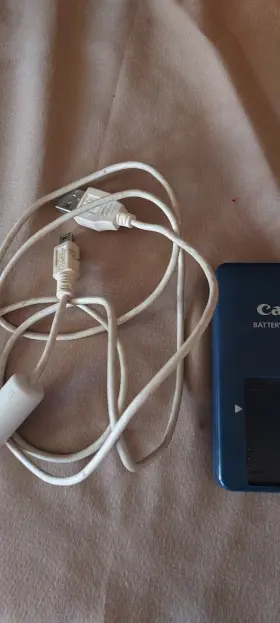 Cb-2lve Canon Battery Charger Cord And Disc Lot #2