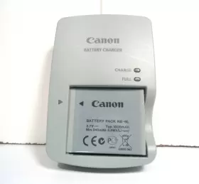 Cb-2ly Canon Battery Charger With Nb-6l Li-ion Pack- Tested Working