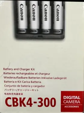 Cbk4-300 Canon Battery Charger Kit Open Box Tested And Working With 4 Aa Batteries #2