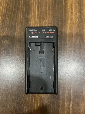 Cg-500 Canon Genuine Lithium Ion Camcorder Battery Charger Tested