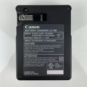 Lp-e6 Canon Lce6 Lc-e6 Genuine Oem Charger With Fold Out Plug - For Only #2