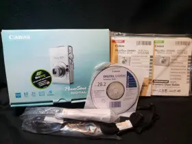 Sd600 Canon Power Shot Elph Digital Box Manuals Charger Cable Only No Camera