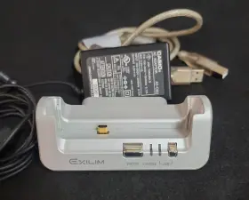 Ex-s3 Casio Ca-22 Docking Station For Exilim Digital Camera