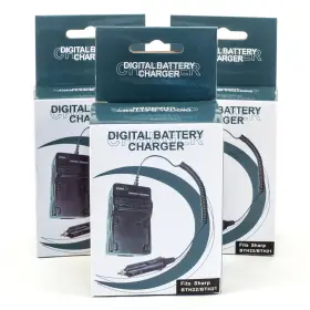 As-chsharpbth22ch22-2 Centenex Electronics Three Ac/dc Battery Chargers For Sharp Bt-h32 Bth21 Vl-e630u Vl-e66u Vl-e760 E34