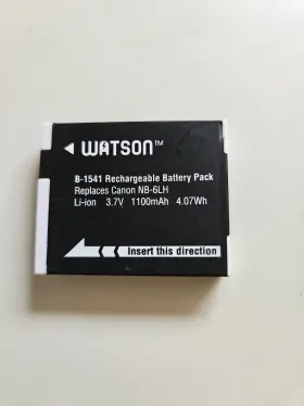 Nb-6lh China B1541 Watson Lithium-ion Battery Pack 3.7v 1100mah