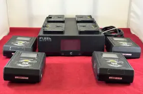 Core Swx 184323005116 Fleet Quantum Gold Mount 4-bay Charger With 4 Hypercore Slim 98 Batteries
