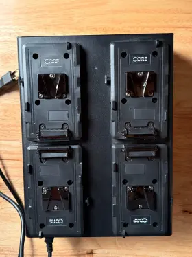 Fleet-q4s Core Swx 6 Hypercore Neo 9 V-mount Batteries And Fleet Q Four-position Charger #3