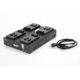 Mach-q4s Core Swx Four-position V-mount Simultaneous Rapid Charger - Sku#1829789