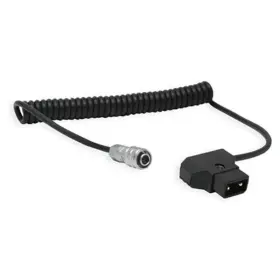 Ptc-bmpc4 Core Swx Coiled D-tap To 2-pin Cable For Blackmagic Pocket 4k Camera 18 Inch 48