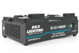 Hm2020111702 D&o Lighting Bc-c2s Comer V-mount Dual Channel Charger Power Supply For Sony Battery