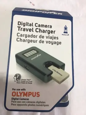 Tc-550 Digipower 758302637775 Olympus Digital Camera Travel Charger Open Box Black Free Ship