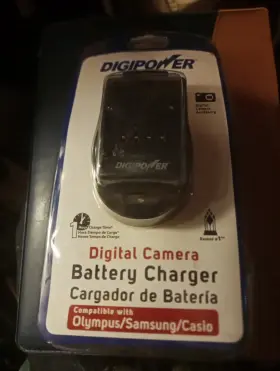Qc-500osc Digipower Olympus/samsung/casio Camera Battery Charger Black