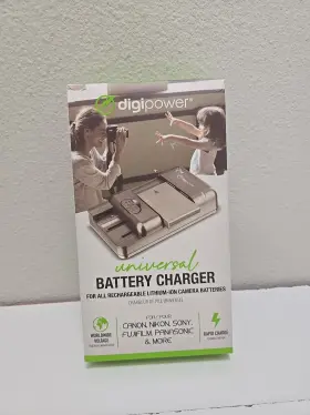 Tc-200 Digipower Universal Battery Charger For Lithium-ion Camera Batteries Oem