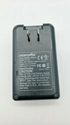 Tc-55s Digipower Battery Charger For Sony Digital Cameras Usb Tested #2