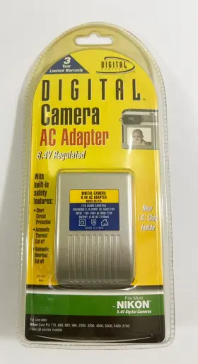 Ch-975 Digital Concepts 021331257031 Camera Ac Adapter 8.4v For Most Nikon By New Sealed