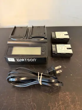Digital Juice 847628568174 Watson Duo Lcd Charger With 2 Np-bx1 Plates