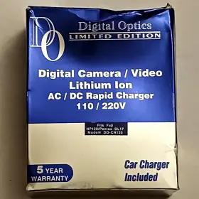 Do-cn120 Digital Optics Camera/video Lithium Ion Ac/dc Rapid Charger 110/220v Nos