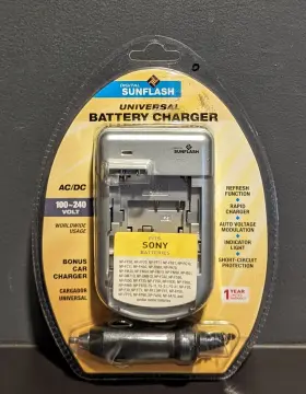 Digital Sunflash 612016110521 Universal Battery Charger Sony Batteries Ac/dc - Black New