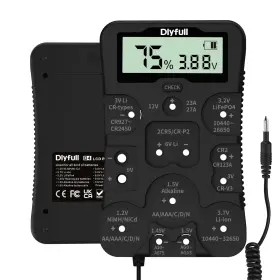Dlyfull 825665404983 Battery Tester Lcd Display Universal Checker For Ni-mh Ni-c