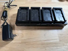 Tc40-dslr-c Dolgin Engineering Tc40 4-position Battery Charger Canon Lp-e6n Batteries Works