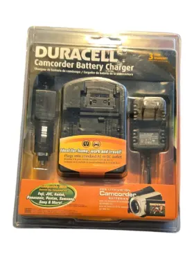 Duracell 609525754032 Universal Camcorder Battery Charger For Fuji Jvc Kodak Panasonic Sony