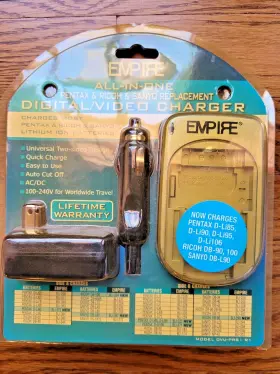 Dvu-prs1 Empire All In One Pentax/ricoh/sanyo Digital/video Charger R1 #3
